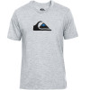 Camiseta Quiksilver Comp Logo Cinza Claro Mescla - 1