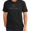 Camiseta Rip Curl Icon Logo Tee Black - 3
