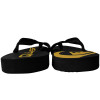 Chinelo Quiksilver Layback Sig Preto e Amarelo - 4