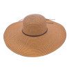 Chapéu Sombrero Alma de Praia de Palha Caramelo - 2