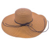 Chapéu Sombrero Alma de Praia de Palha Caramelo - 1