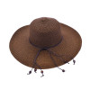 Chapéu Sombrero Alma de Praia de Palha Marrom - 2