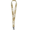 Chaveiro Oakley Wanderlust Lanyard Khaki Com Branco - 1