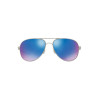 Óculos Oakley Elmont L Satin Chrome/ Lente Saphire Iridium Polarizado - 4