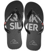 Chinelo Quiksilver Molokai Silver Transfer Preto - 1
