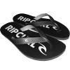 Chinelo Rip Curl Pipeline Soft Black Grey - 2