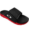 Chinelo Oakley Break Slide Black Red - 1