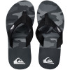 Chinelo Quiksilver Layback Camo Preto - 1