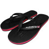 Chinelo Quiksilver Molokai Debossed Preto e Vermelho - 2