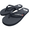 Chinelo Quiksilver Molokai Word Preto e Branco - 2