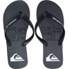 Chinelo Quiksilver Molokai Word Preto e Branco - 1