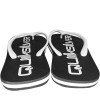 Chinelo Quiksilver Molokai New Omini Preto e Branco - 4