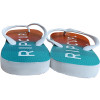 Chinelo Rip Curl Side Panel Multicor Laranja e Azul - 4
