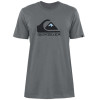 Camiseta Quiksilver Square Me Up Cinza - 1