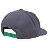 Boné Oakley Ellipse Print Snap-back Grafite com Logo Verde - 2