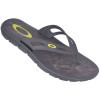 Chinelo Oakley New Operative Print Preto Com Verde - 2