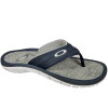 Chinelo Oakley Super Coil 15 Azul com Branco - 2