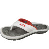 Chinelo Oakley Super Coil 4 Branco com Cinza e Laranja - 2