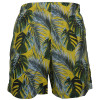 Shorts Alma de Praia Água Estampa Folhas Amarelo - 1