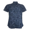 Camisa Alma de Praia Jeans Floral - 1