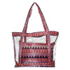 Bolsa Alma de Praia Estampa Geométrica c/ Necessaire - 1