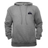 Moletom Quiksilver Canguru Best Wave Fechado Cinza - 1
