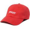 Boné Oakley 6 Panel Washed Cotton Hat Vermelho - 1