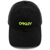 Boné Oakley 6 Panel Washed Cotton Hat Blackout - 2
