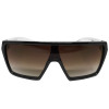 Óculos Evoke Bionic Alfa AB02 Black White Shine/Lente Brown Gradient - 2