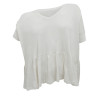 Blusa Morcego Alma de Praia Renda Sweet Creme - 1