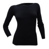Blusa Manga longa Alma de Praia Stone Preta - 1