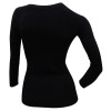 Blusa Manga longa Alma de Praia Stone Preta - 2