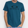 Camiseta Oakley O-Bark Tee Azul Turquesa - 3