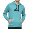 Moletom Quiksilver Canguru Logo Basic Turquesa - 3