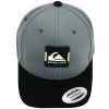 Boné Quiksilver Snap Block Patch Cinza Escuro - 3