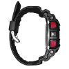 Relógio Casio G-Shock Digital e Analógico GA-100-1A4DR Preto e Vermelho - 3