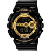 Relógio Casio G-Shock Digital GD-100GB-1DR Preto com Amarelo - 1