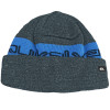 Gorro Quiksilver Hunker Downtown Preto Mescla Azul - 1