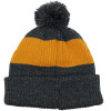 Gorro Quiksilver Skillers VN Preto e Mostarda - 2