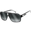 Óculos Carrera Grand Prix 2 T4M 6490S Black with White/Lentes Cinza Degrade - 1