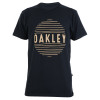 Camiseta Oakley Croocked Lines Preto Com Marrom - 1