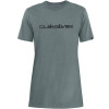 Camiseta Quiksilver Lettering Cinza - 1