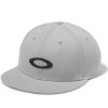 Boné Oakley Ellipse Print Snap-back Cinza com Logo Preto - 1