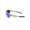 Óculos Oakley Radarlock Edge Vented Polished White/Lentes Violet Iridium e Clear VR28 - 3