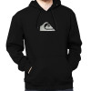 Moletom Quiksilver Metal Comp Logo Preto Reforçado 305G com Capuz - 3