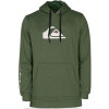 Moletom Quiksilver Comp Logo Verde Militar - 1