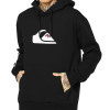 Moletom Quiksilver Comp Logo 2.0 Preto Reforçado 305G com Capuz - 3