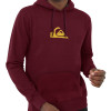 Moletom Quiksilver Metal Comp Logo Vinho Reforçado 305G com Capuz - 3