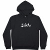 Moletom Quiksilver Impaired Logo DNA Preto Fechado com Capuz - 3