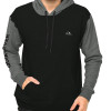 Moletom Quiksilver Logo Twisted Preto e Cinza - 3